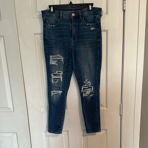 American Eagle Hi Rise Jegging Crop size 12 Long